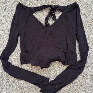 Black Free People Long Sleeve